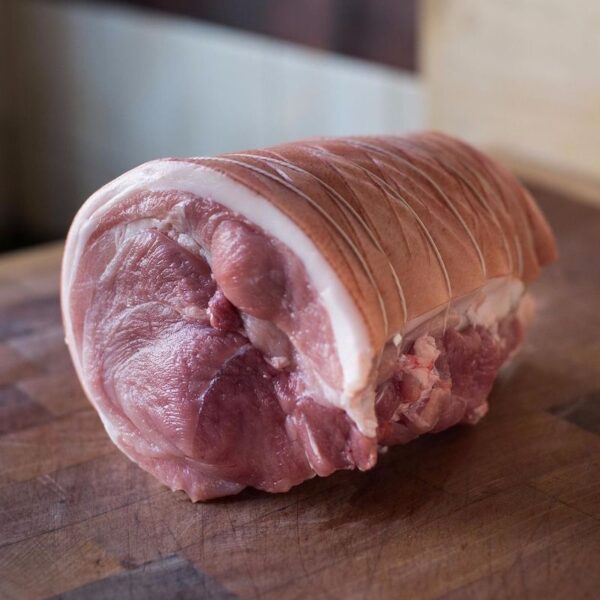 Leg of pork boned and rolled